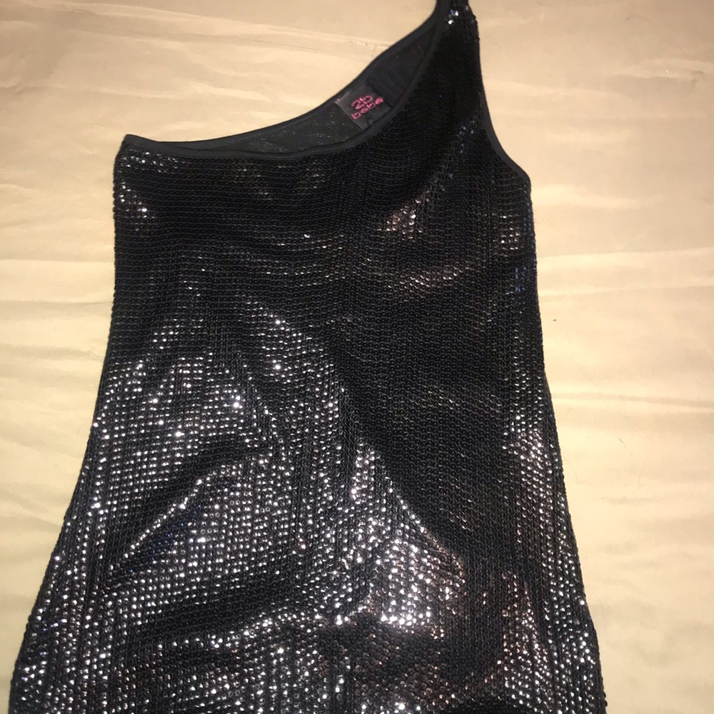 Bebe one shoulder tank NWOT MEDIUM